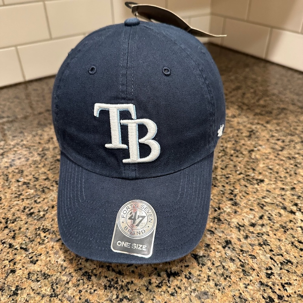 Tampa Bay Rays '47 Brand Clean Up Hat One Size Navy Blue MLB New